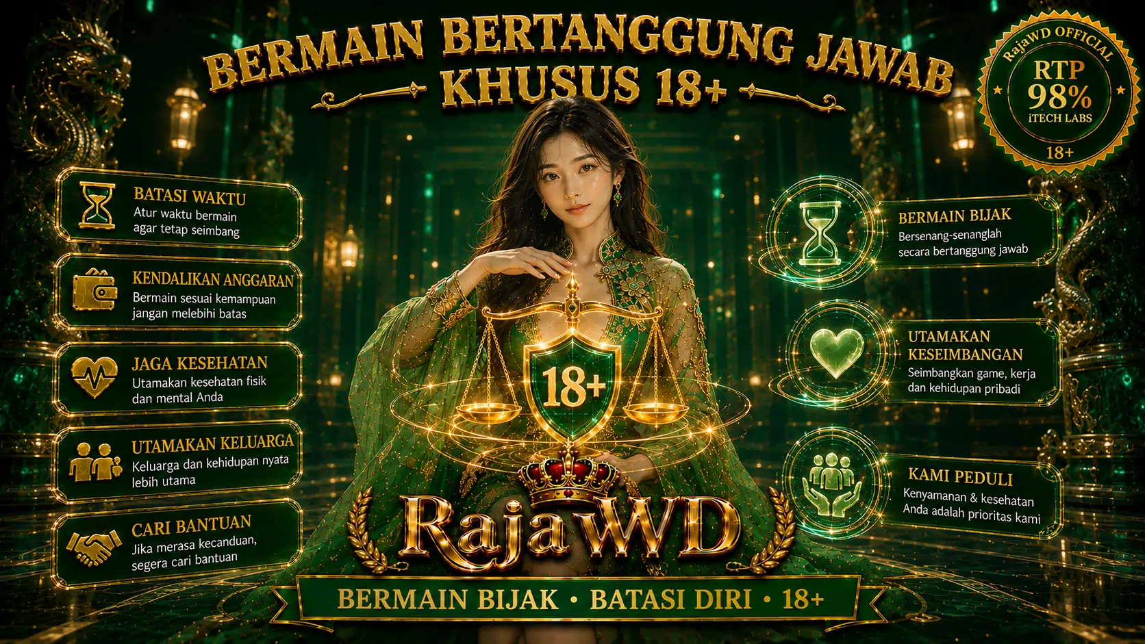 RAJAWD Bermain Bertanggung Jawab — Situs WD Gacor