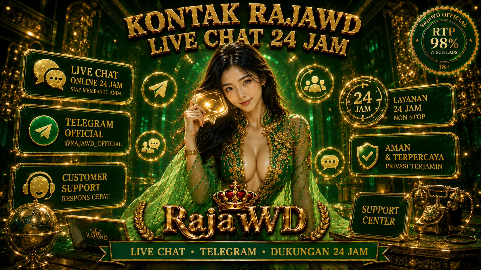 RAJAWD Kontak — Situs WD Gacor
