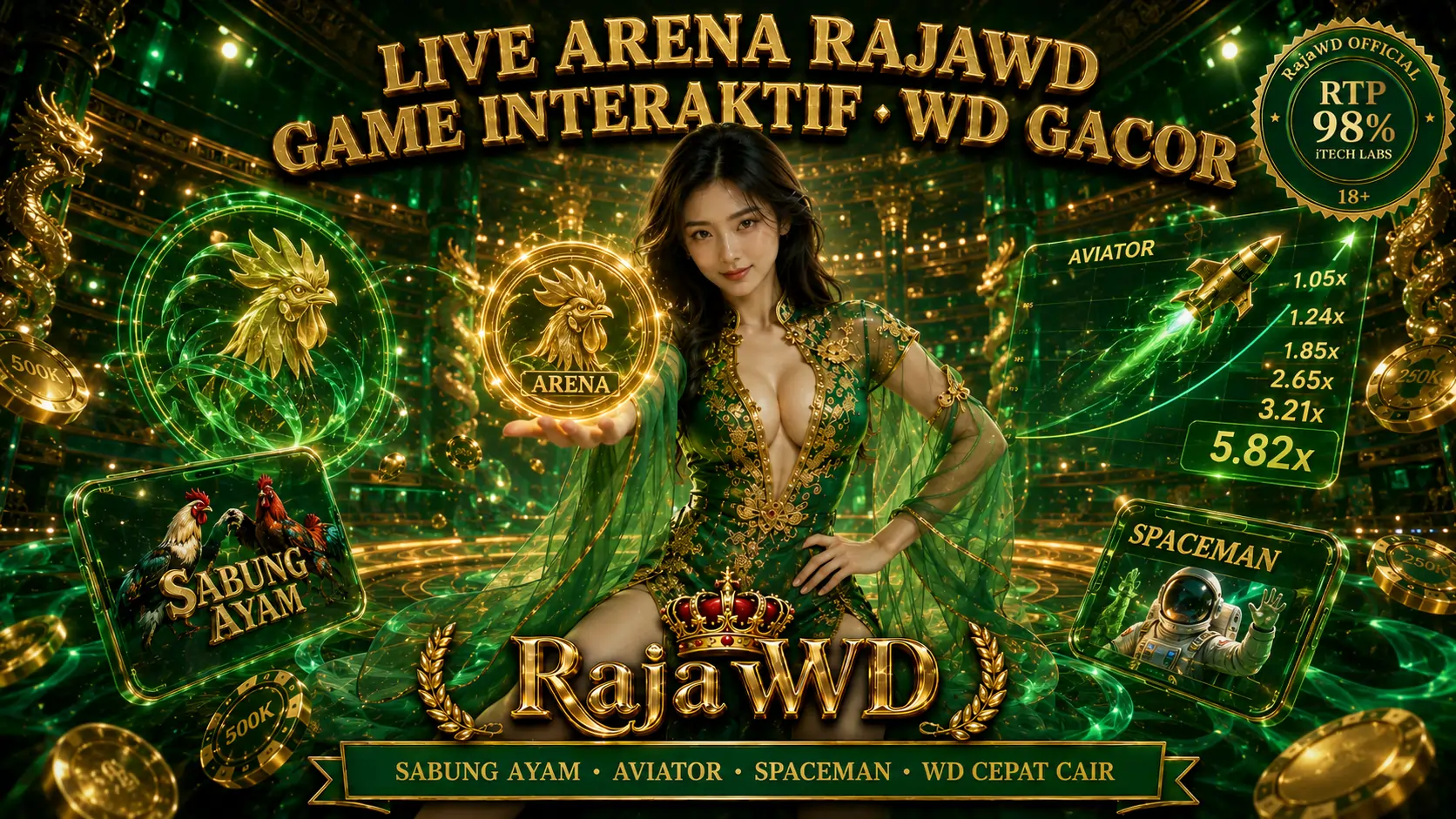 RAJAWD Live Arena — Situs WD Gacor