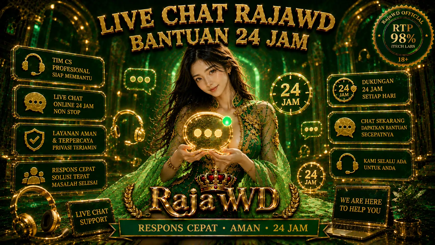 Live Chat RAJAWD — Situs WD Gacor