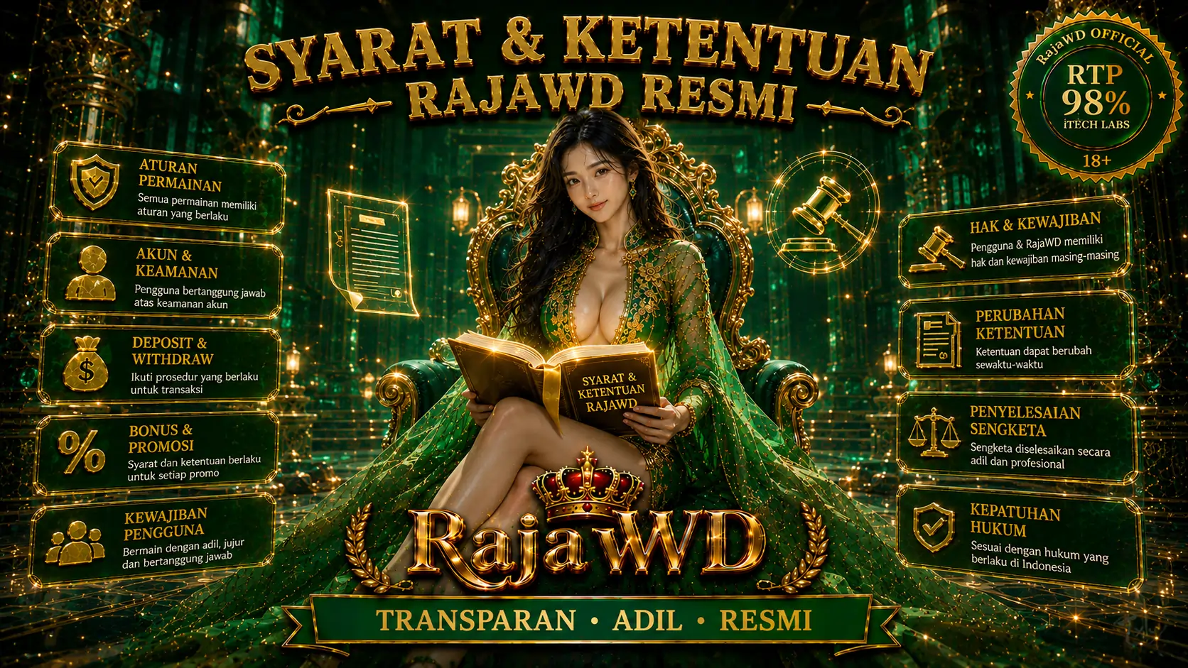 RAJAWD Syarat Ketentuan — Situs WD Gacor